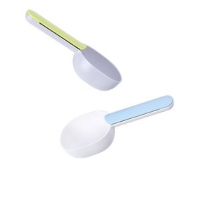 Pet food spoon (Option: Blue white)